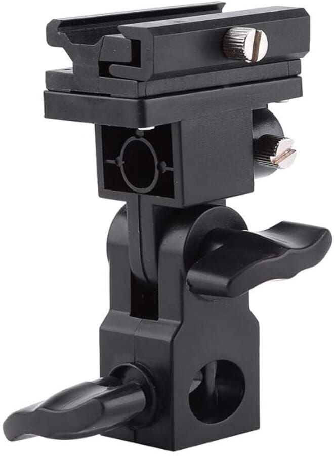 Topiky Flash Holder Stand for Speedlite Flash Camera with Reflector Mount for Umbrella and Hot Shoes for Photography